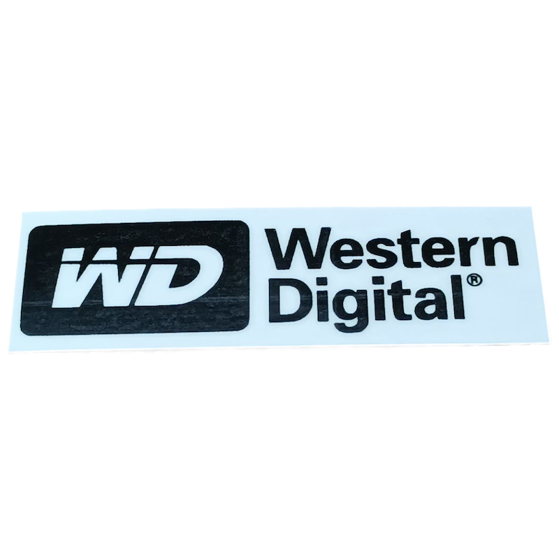 استیکر Western Digital ابعاد 5x2