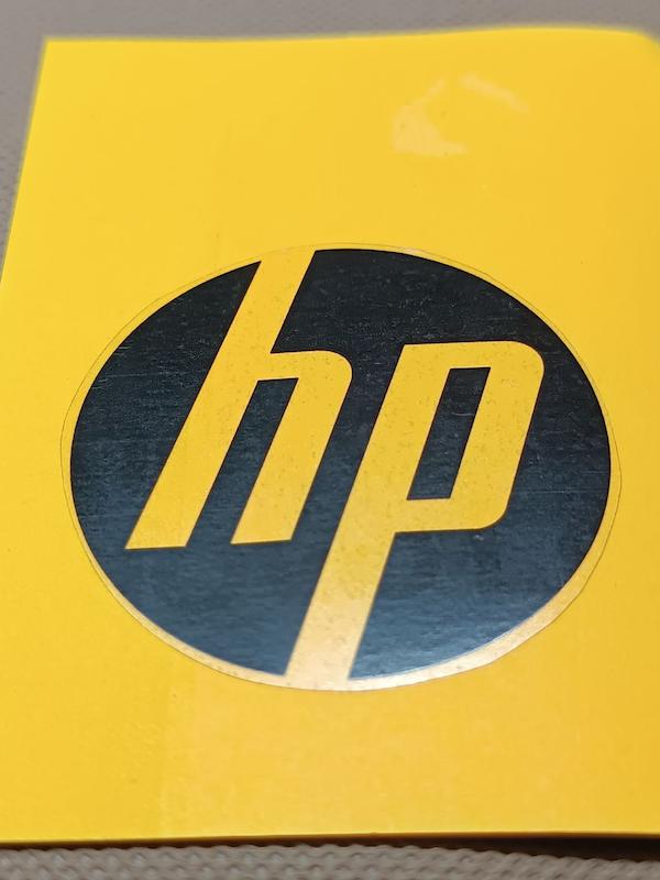 استیکر HP دایره ای