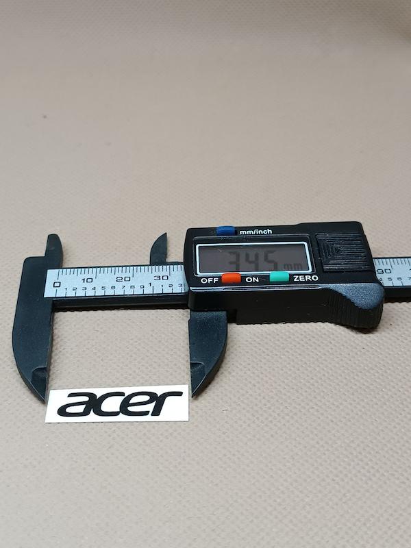 استیکر Acer ابعاد 5x1.5