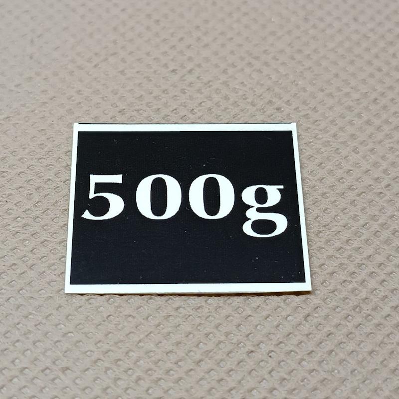 استیکر 500G ابعاد 2x2