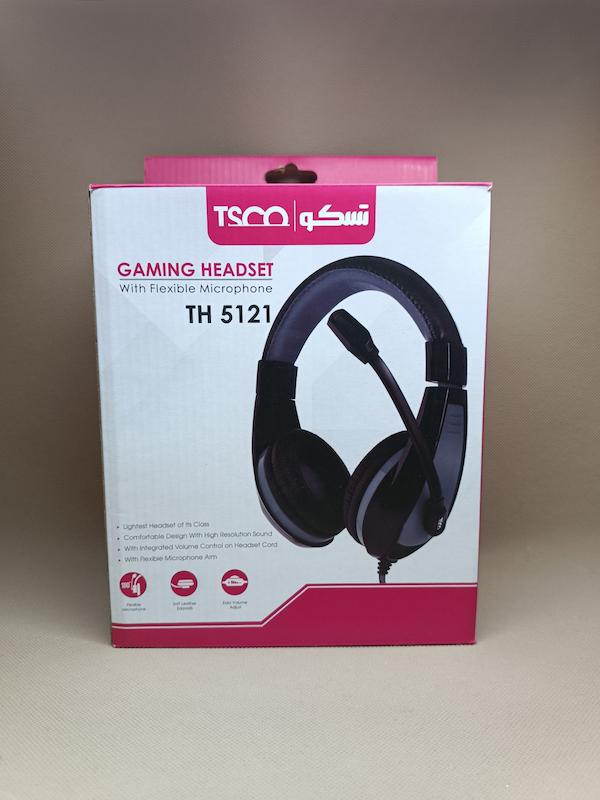 هدفون گیمینگ باسیم TSCO مدل TH-5121 کارکرده