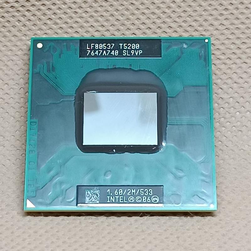 پردازنده لپ تاپ پردازنده لپ تاپ Intel Core 2 Duo T5200 فرکانس 1.60 GHz سوکت Socket M / Socket 479