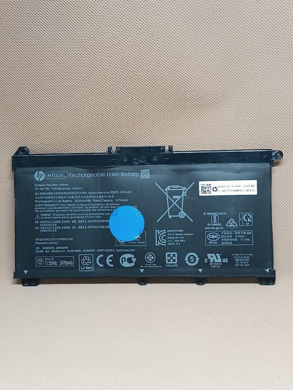 باتری لپ تاپ HP مدل HT03XL ظرفیت 3470mAh نوع 3 سلولی کارکرده