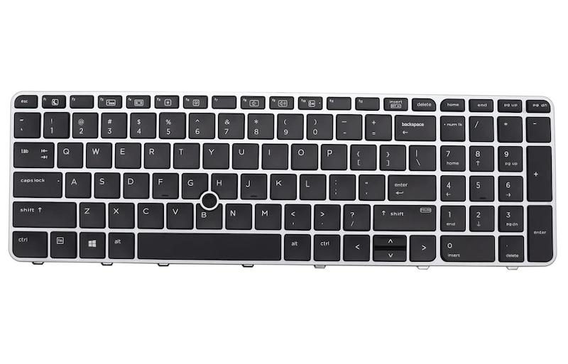 کیبورد لپ تاپ HP EliteBook 850 G3 بکلایت دار