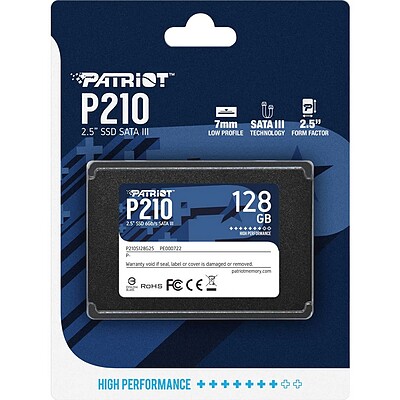 هارد SSD Patriot P210 ظرفیت 128 گیگابایت