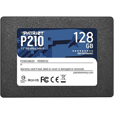 هارد SSD Patriot P210 ظرفیت 128 گیگابایت