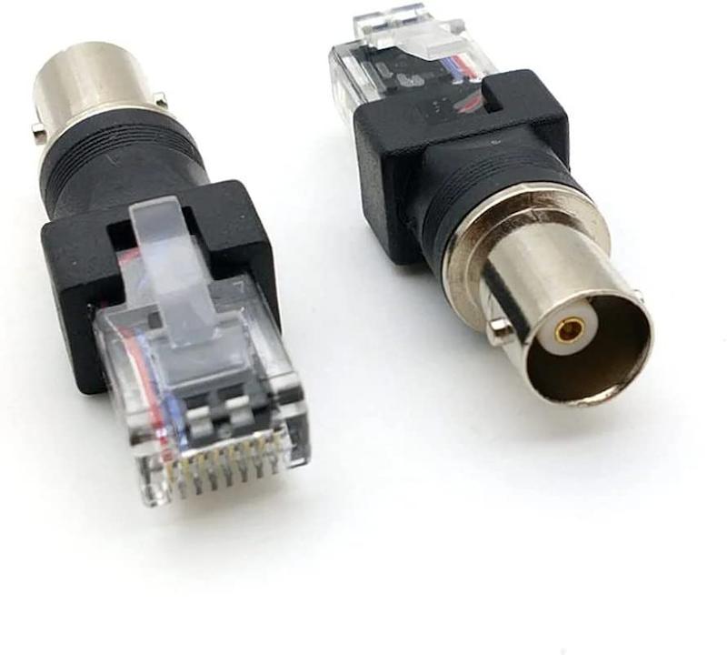 مبدل کواکسیال BNC مادگی به LAN RJ45 نری