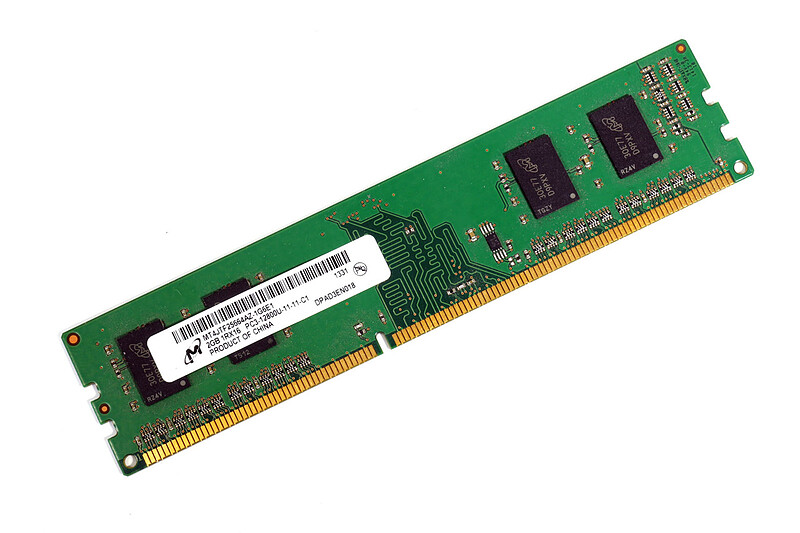 رم کامپیوتر Micron 2gb ddr3