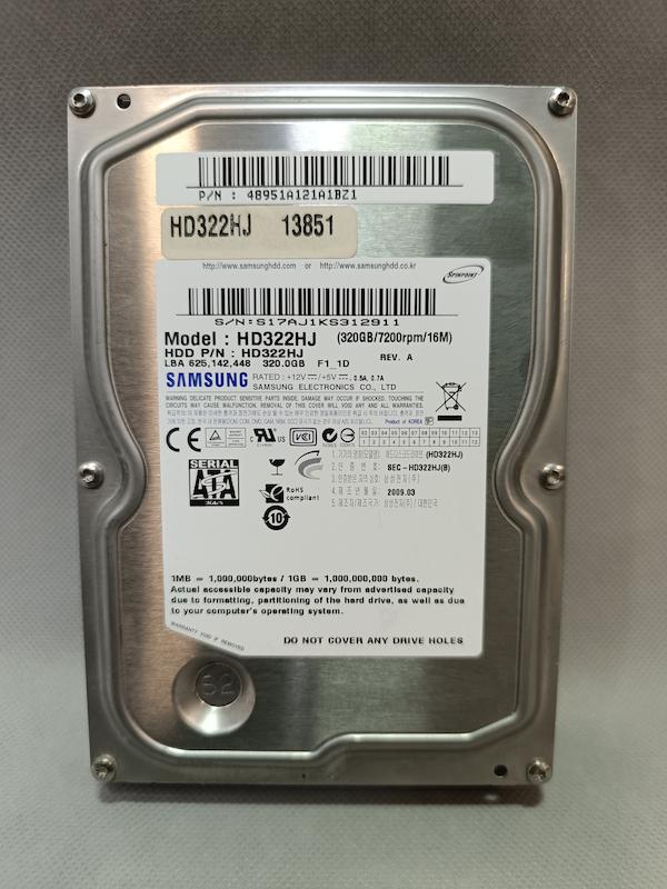 هارد کامپیوتر Samsung ظرفیت 320gb