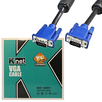 کابل VGA برند K-net طول 15متر