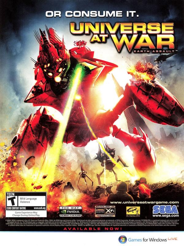 بازی کامپیوتر Universe at War: Earth Assault