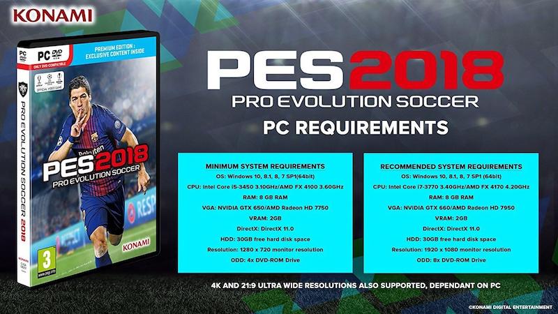 بازی کامپیوتر PES 2018