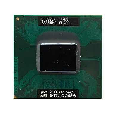 پردازنده لپ تاپ Intel Core 2 Duo T7200