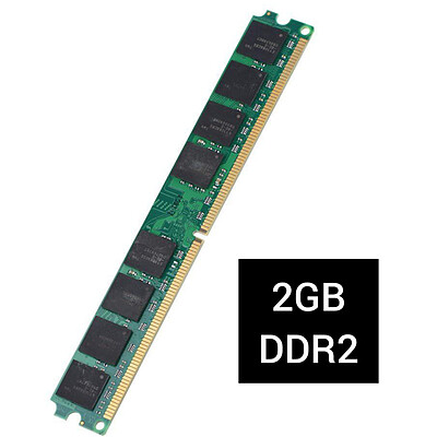 رم کامپیوتر 2GB DDR2 برند MIX