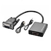تبدیل VGA به HDMI همراه با کابل AUX و پاور