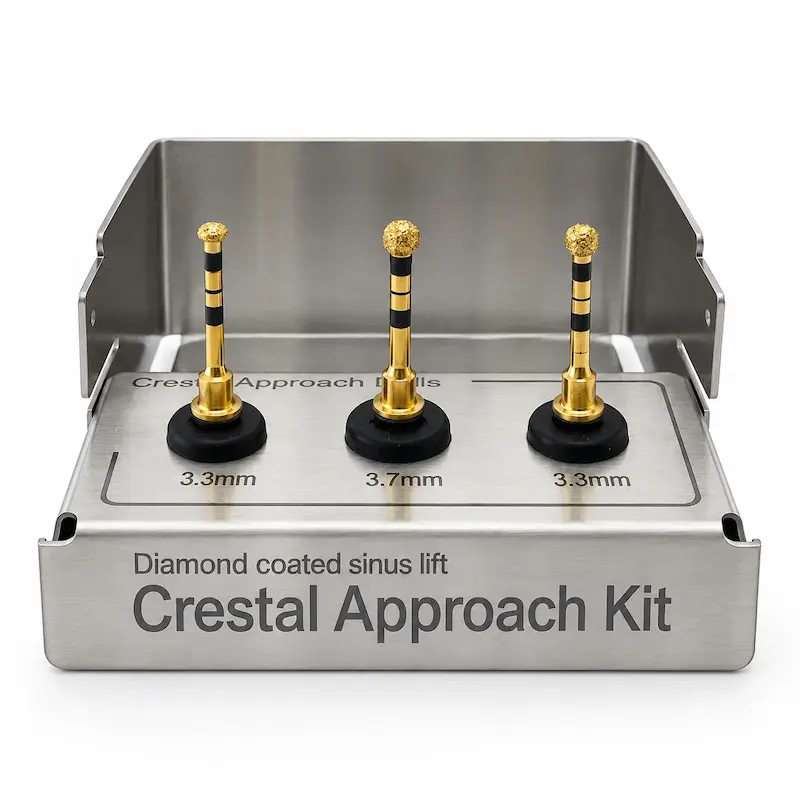 <img src="medorra-close-sinus-lift-kit.jpg" alt="کیت فرزهای سینوس لیفت کلوز مدورا - ابزار جراحی برای بلند کردن غشای سینوس از طریق کرستال">