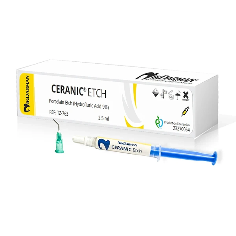 ژل اچ پرسلن 2.5 میل نيك درمان | Ceranic Etch Porcelain