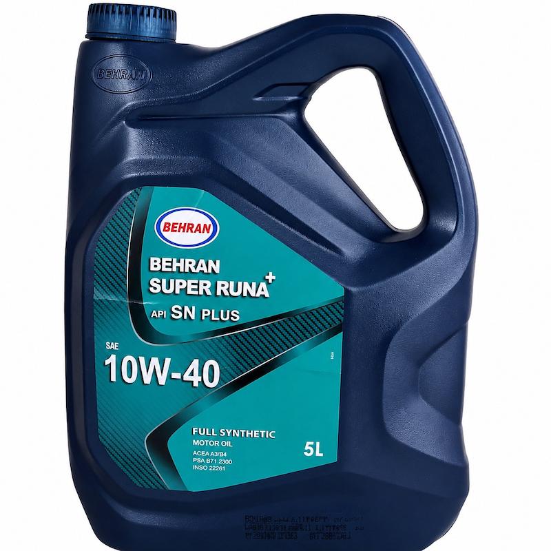 روغن موتور بهران سوپر رانا (SN Plus 10W-40) حجم ۵ لیتر