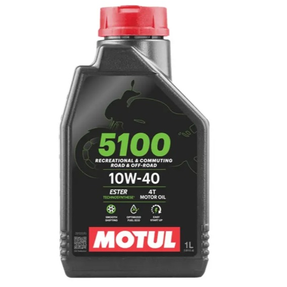 روغن موتور سیکلت موتول 5100 10W-40 4T (طرح جدید )