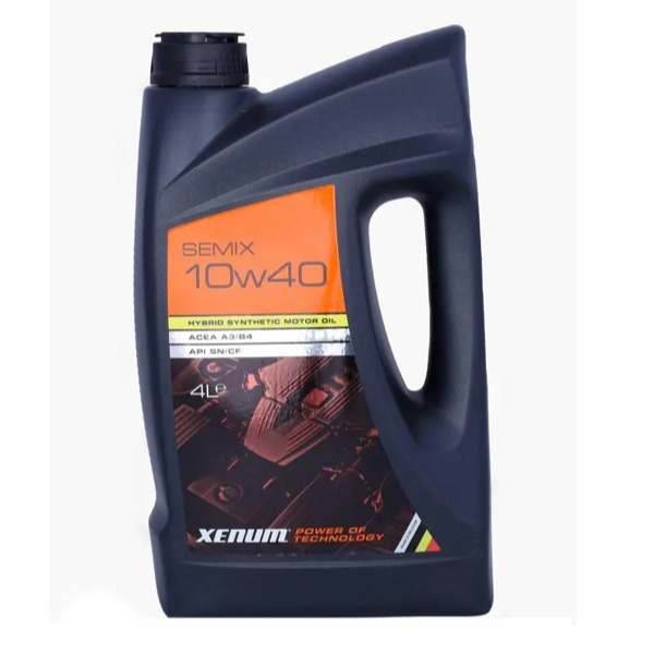 روغن موتور زنوم 10W-40 SEMIX حجم چهار لیتر