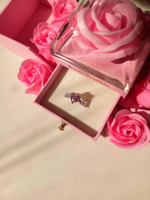 انگشتر قلب جواهری 💞
