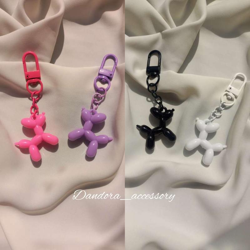 آویز کیف و کلید سگ بادکنکی 🐕🎈