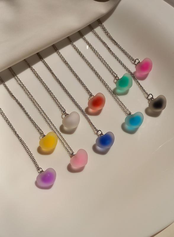 گردنبند قلب یخی