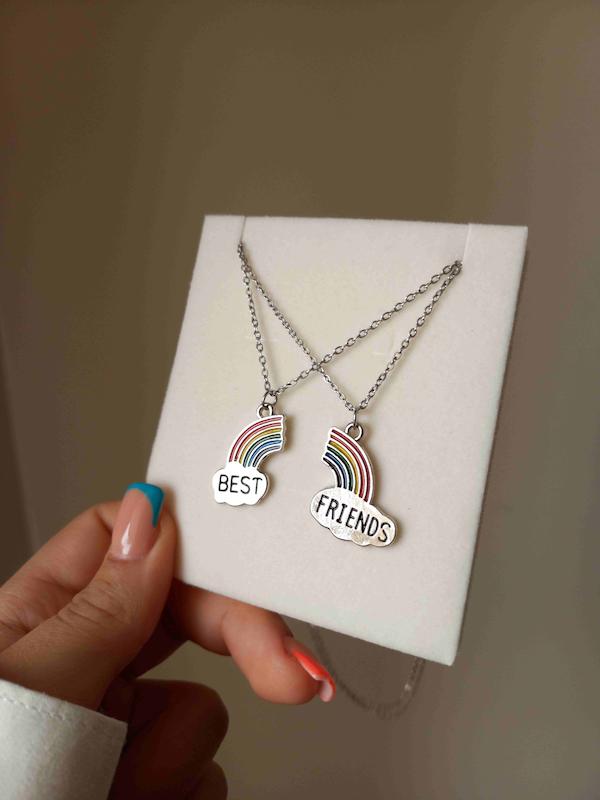 ست گردنبند رنگین کمان