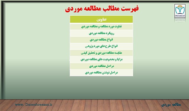 مطالعه موردی