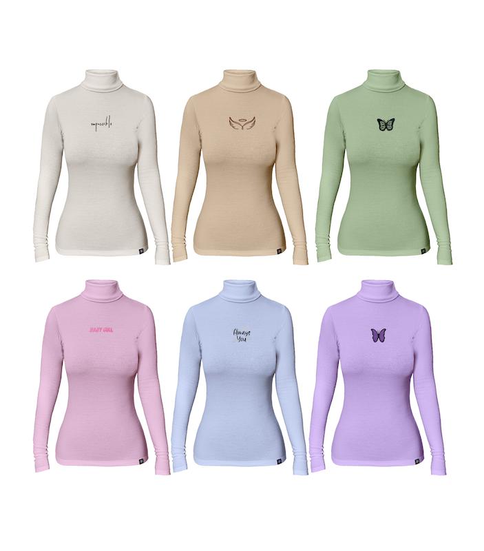 پک بلوز یقه اسکی 