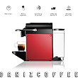 نسپرسو پیکسی آلومینیوم قرمز - Pixie Coffee Machine Carmine