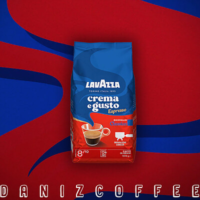 دان قهوه لاوازا کرما گوستو کلاسیک 1 کیلوگرم - Crema e Gusto Classico Espresso Beans