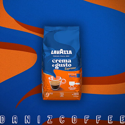 دان قهوه لاوازا کرما گوستو فورته 1 کیلوگرم - Crema e Gusto Forte Espresso
