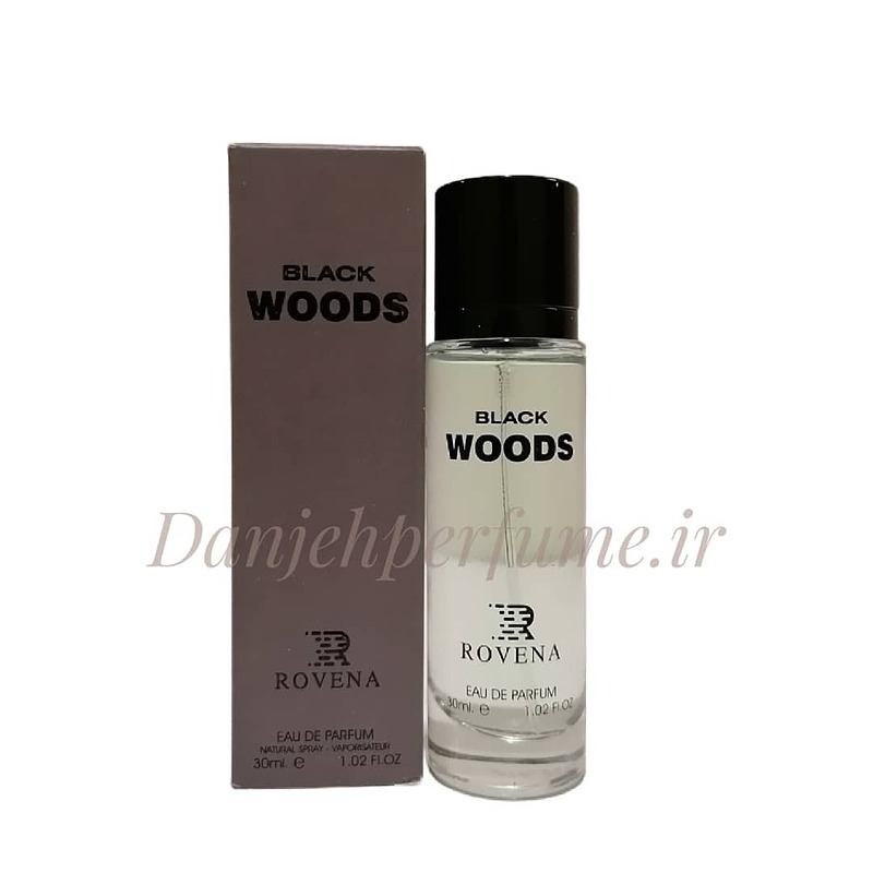 عطر ادکلن مردانه وود مشکی روونا (Black WOODS ROVENA) 