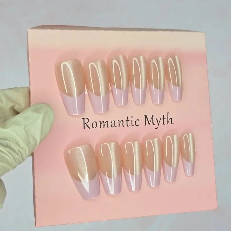 ست وارداتی ایس فرنچ صورتی بیس روشن