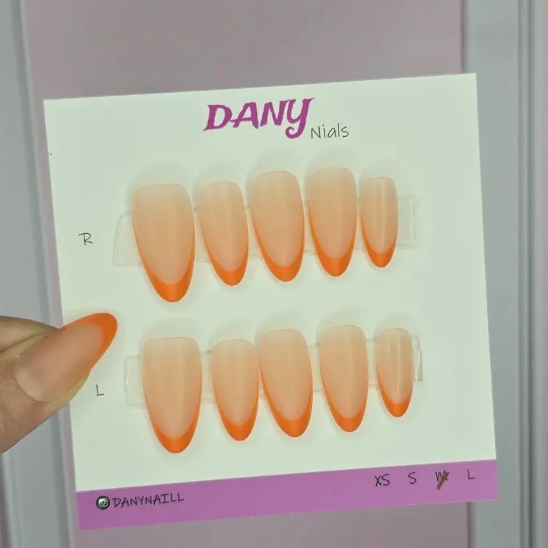 ست فرنچ نارنجی