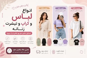 تیشرت/شومیز/کراپ