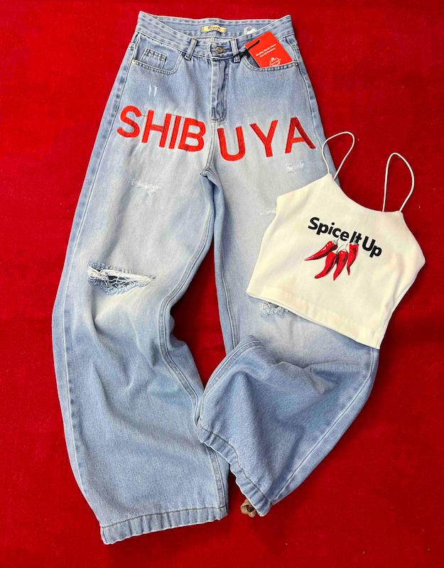 شلوار کارپنتر  shibuya  گلدوزی 723