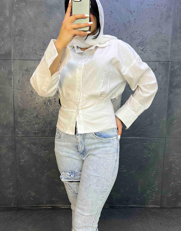 شومیز پشت بندی 594