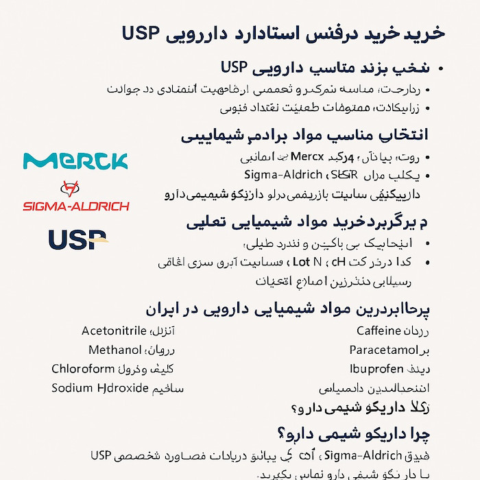 راهنمای جامع خرید و تشخیص اصالت مواد شیمیایی و رفرنس استاندارد دارویی در ایران