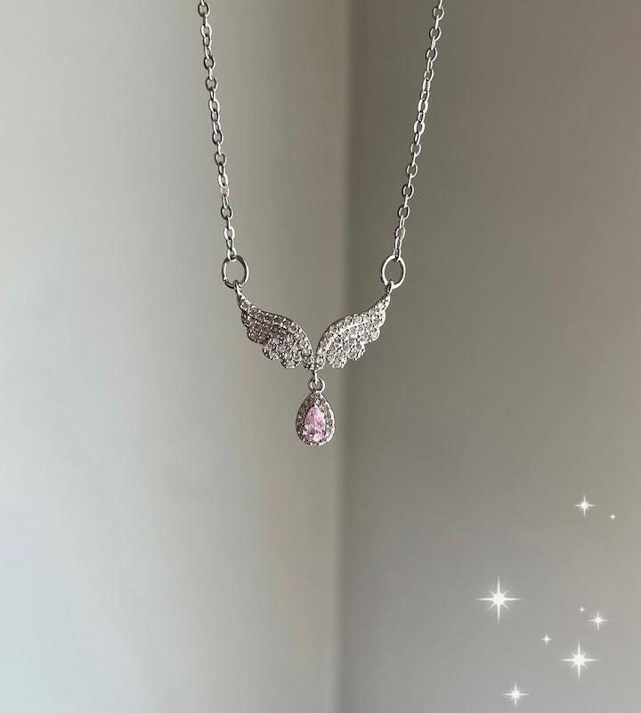 گردنبند بال فرشته سوارسکی