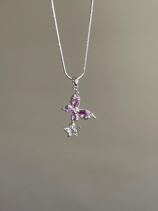 گردنبند پروانه سوارسکی