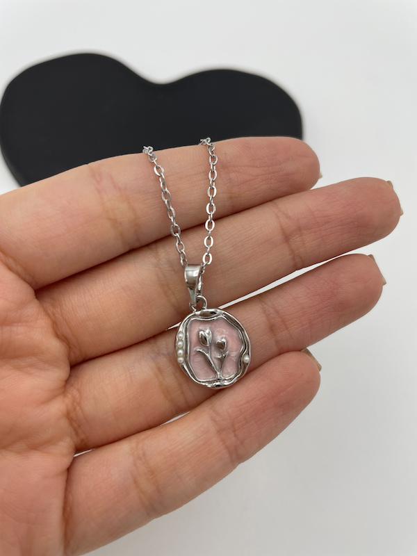 گردنبند میناکاری سوارسکی