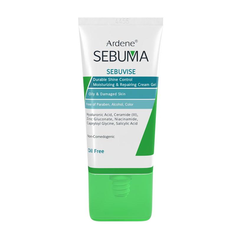 کرم ژل مرطوب کننده و بازسازی کننده سبووایز سبوما آردن Sebuvise Moisturizing And Repairing Cream Gel Ardene Sebuma