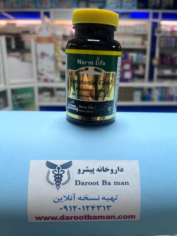 قرص واناتونین ملاتونین نورم لایف ۶۰ عددی | Vanatonin Melatonin