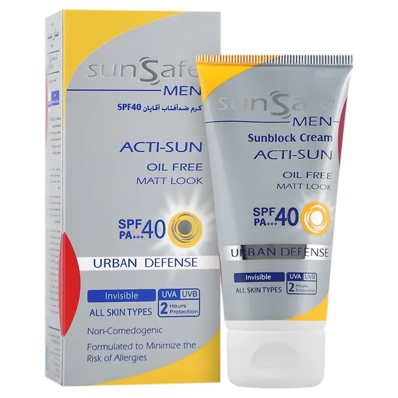 کرم ضدآفتاب آقایان (SPF 40) سان سیف
