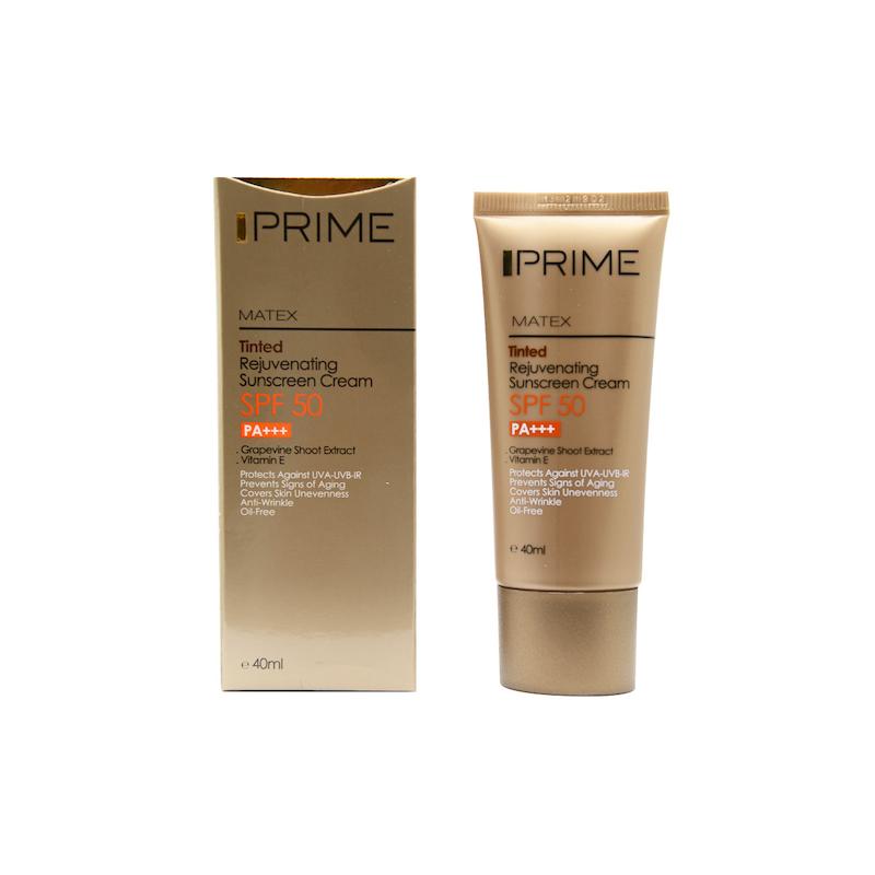 کرم ضدآفتاب جوان کننده پوست رنگی SPF50 پرایم 