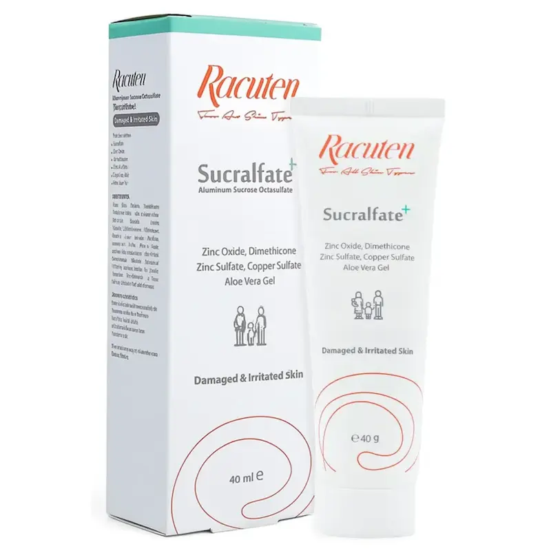 کرم ترمیم کننده و التیام بخش پوست آسیب دیده راکوتن (SUCRALFATE)