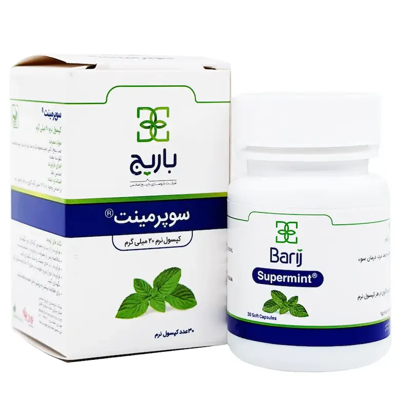  کپسول نرم سوپرمینت باریج اسانس