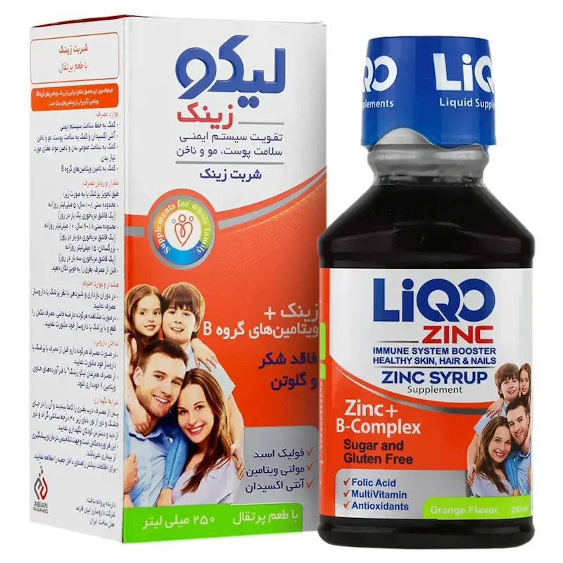 شربت لیکو زینک ابیان فارمد